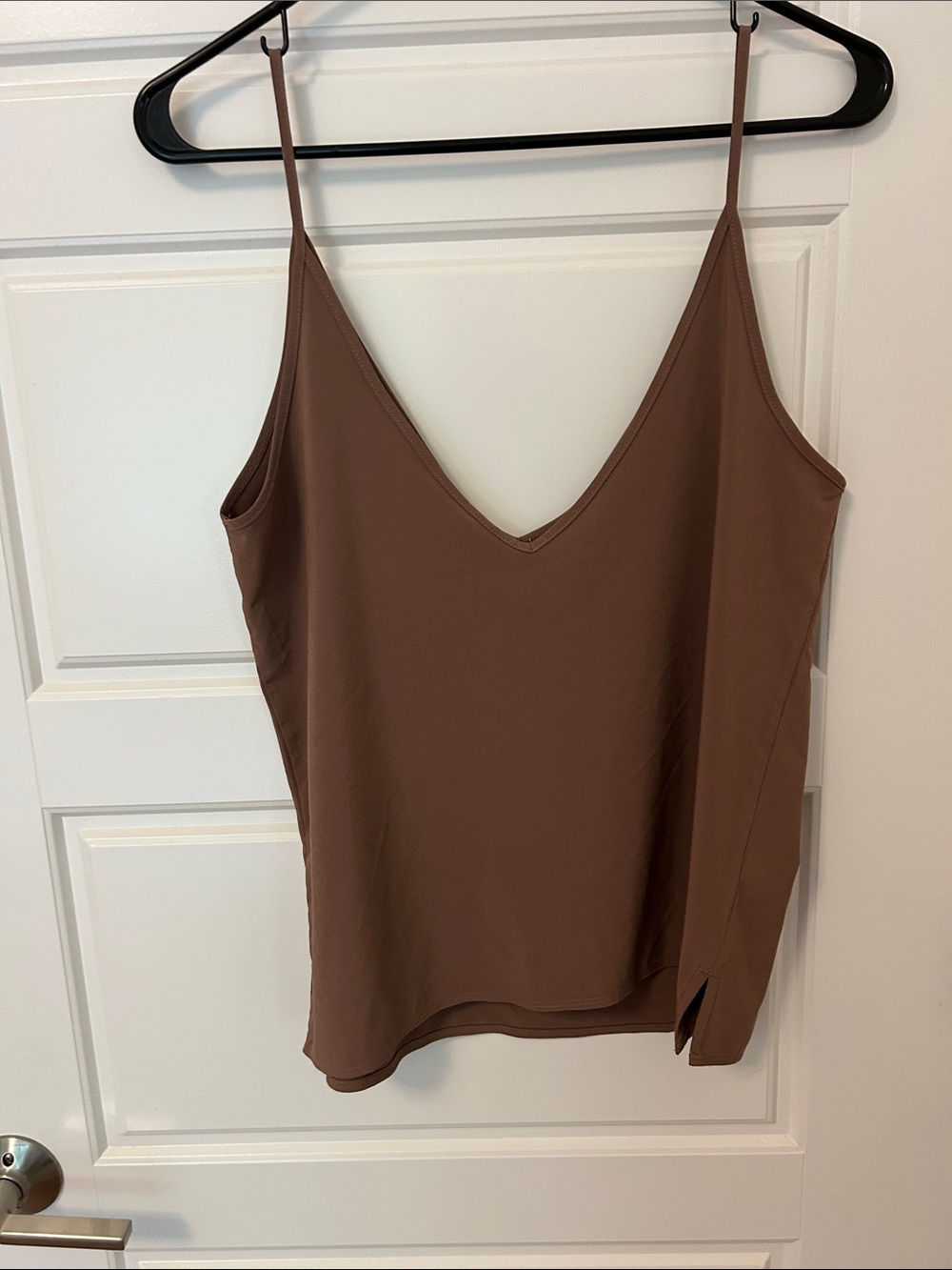 Brown tank top from Vuori